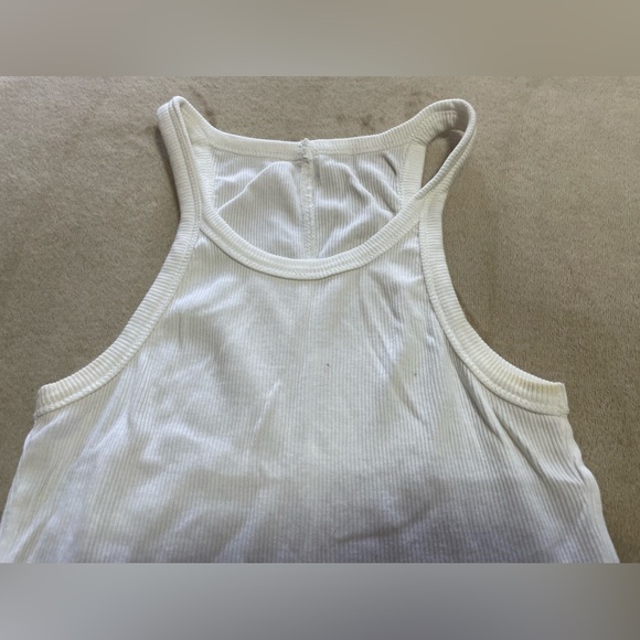 Style Addict Ribbed White Tank Basic - Picture 2 of 5